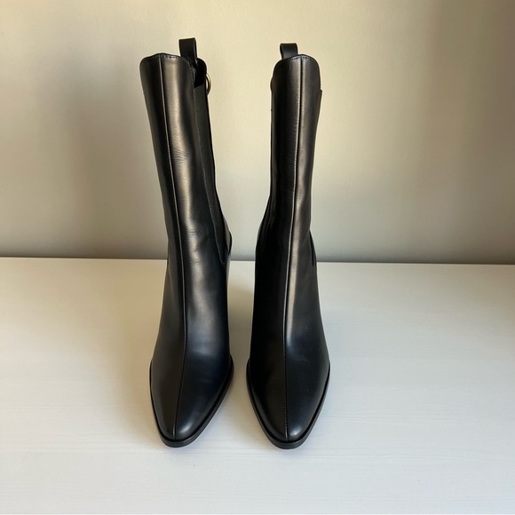 NIB FRAME Le Manhattan Chelsea boots in black size 38 - Picture 2 of 10